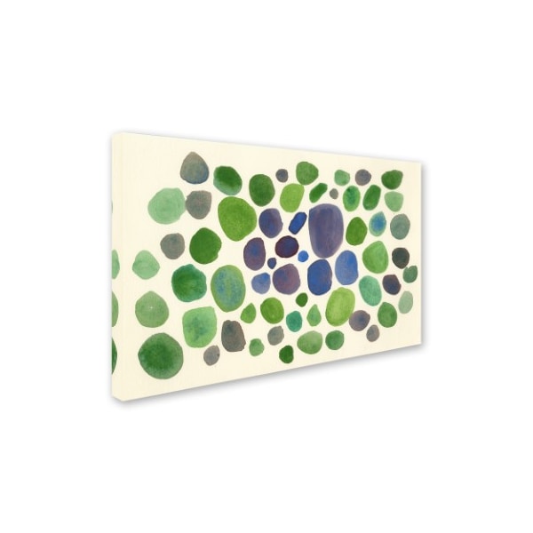 Fernanda Franco 'Confetti Green' Canvas Art,30x47